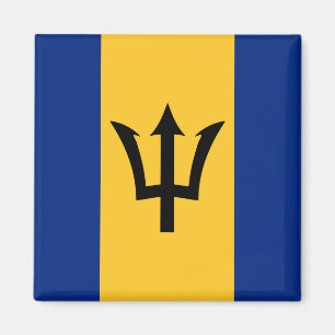 Barbados flagga magnet