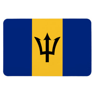Barbados Flagga Magnet
