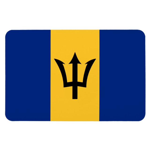 Barbados Flagga Magnet (Horisontell)