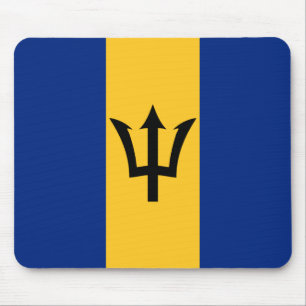 Barbados flagga Mousepad Musmatta