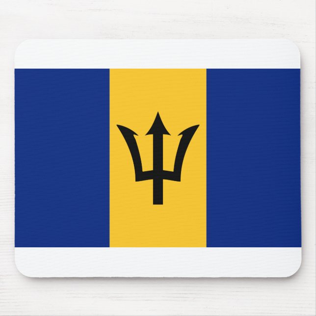 Barbados Flagga Musmatta (Framsidan)