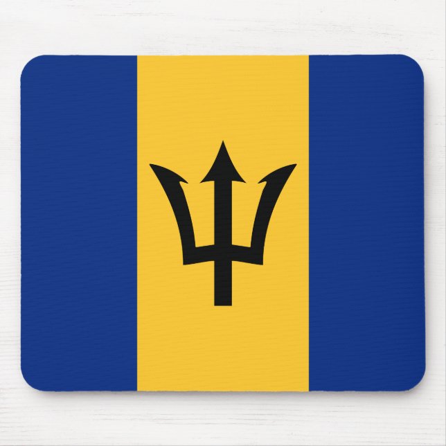 Barbados Flagga Musmatta (Framsidan)