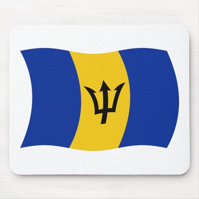 Barbados Flagga Musmatta (Framsidan)