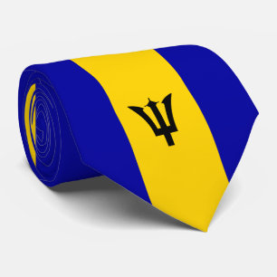 Barbados Flagga Neck Tie Slips