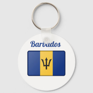 Barbados Flagga Nyckelring