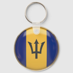 Barbados Flagga Nyckelring