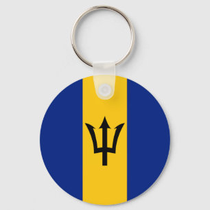 Barbados Flagga Nyckelring