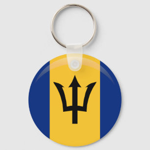 Barbados Flagga Nyckelring