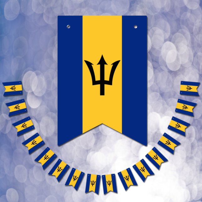 Barbados Flagga & Party Barbados Banners / Bröllop (Skapare uppladdad)