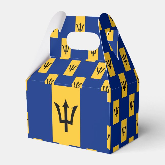 Barbados Flagga Presentaskar (Baksidan Sidan)