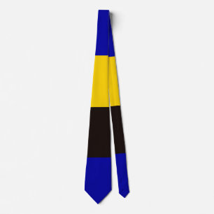 Barbados Flagga Rand Färg Slips