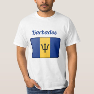 Barbados Flagga T-Shirt
