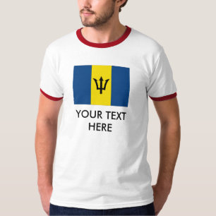 Barbados flagga t shirt