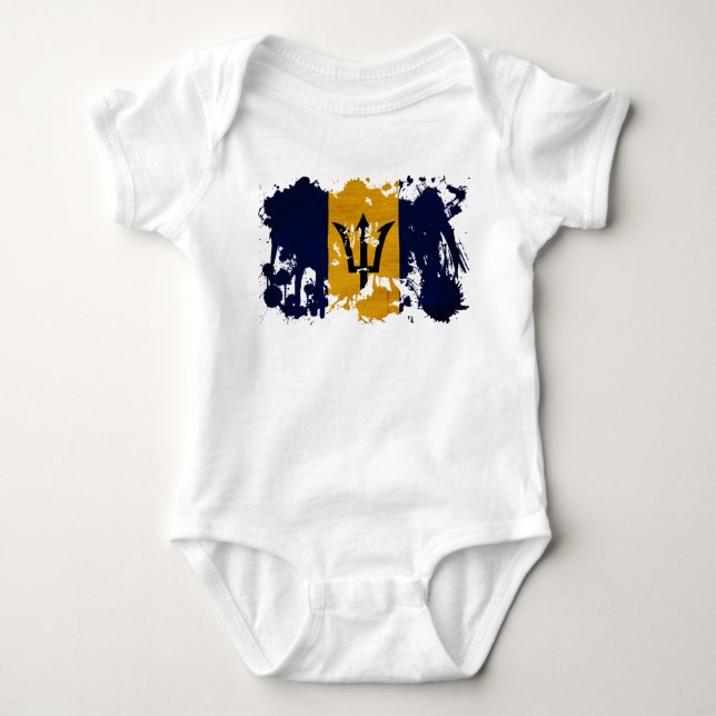 Barbados flagga tröja (Framsida)