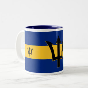 Barbados Flagga Två-Tonad Mugg