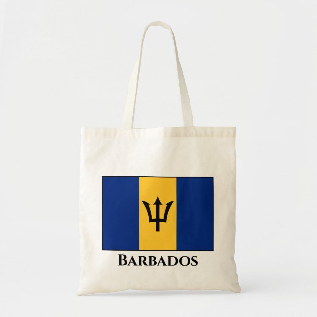 Barbados Flagga Tygkasse (Framsidan)