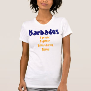 Barbados förenade folk t-shirts
