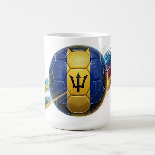 Barbados Fotboll | Färdig för arenan | Supporterut Kaffemugg (Center)