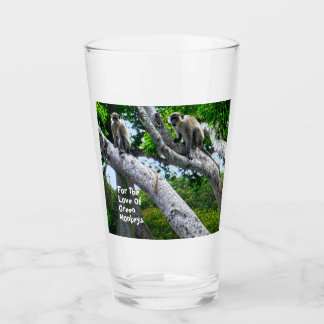 Barbados Grönt Monkey Glass Glaskopp