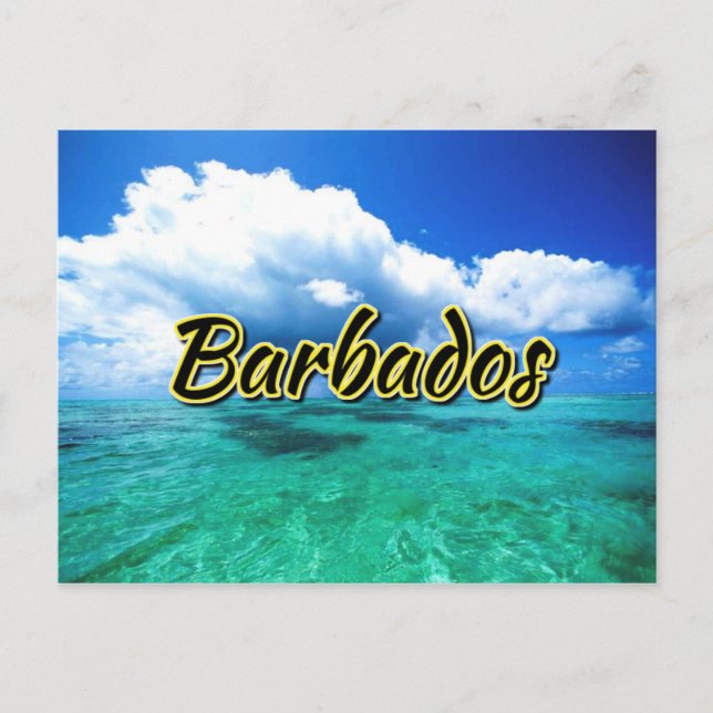 Barbados himmel vykort (Framsida)