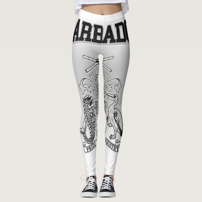 Barbados Jackar om Arm Leggings (Framsida)