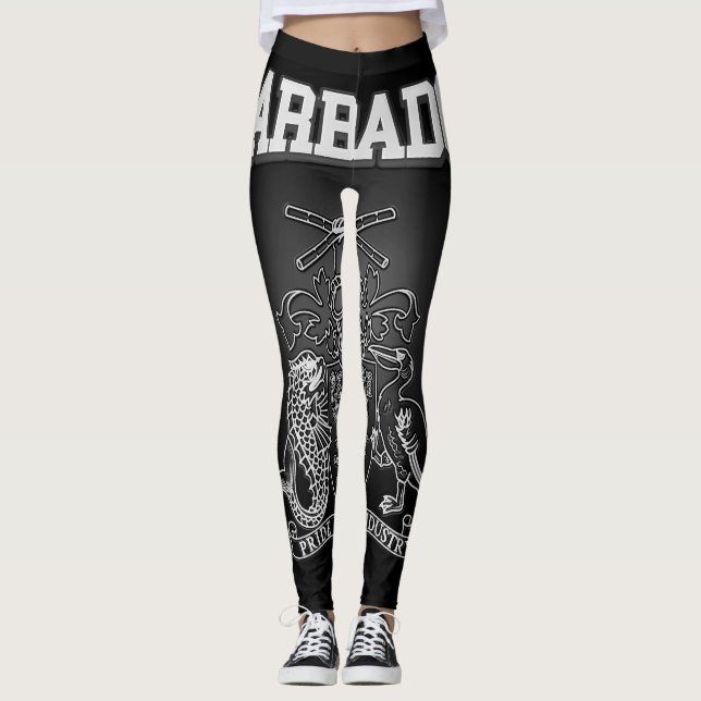 Barbados Jackar om Arm Leggings (Framsida)