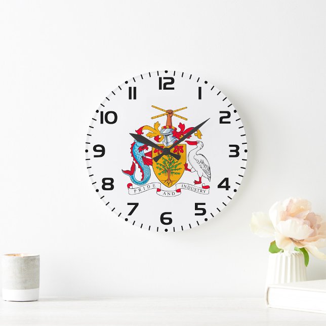 Barbados Jackar om Armens nationella emblem Stor Klocka (Skapare uppladdad)