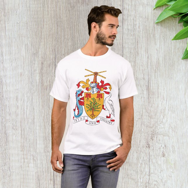 Barbados Jackar om Armens nationella emblem T Shirt (Skapare uppladdad)