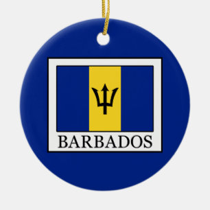 Barbados Julgransprydnad Keramik