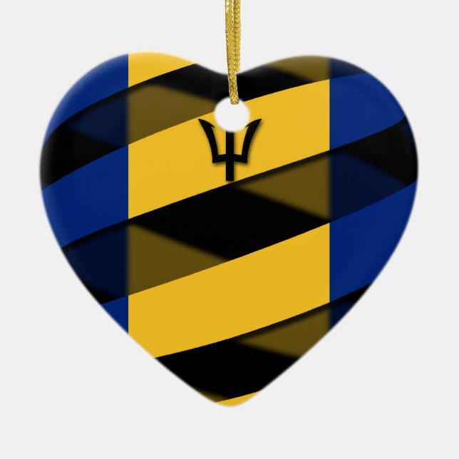 Barbados Julgransprydnad Keramik (Framsidan)