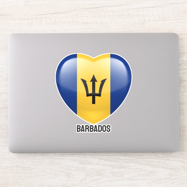 Barbados Kärlek Klistermärken (Dator)