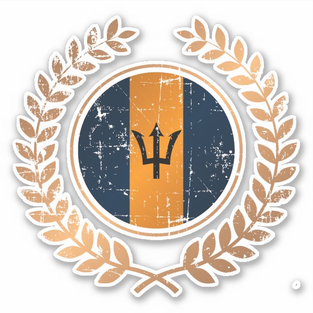 Barbados Klistermärken (Framsida)