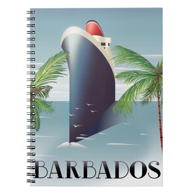 Barbados kryssning anteckningsbok (Framsidan)