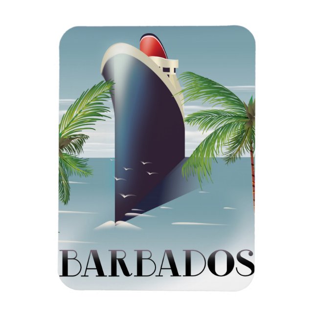Barbados kryssning magnet (Vertikal)