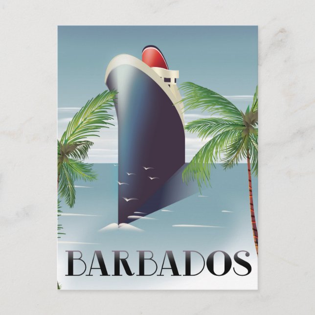 Barbados kryssning vykort (Framsida)