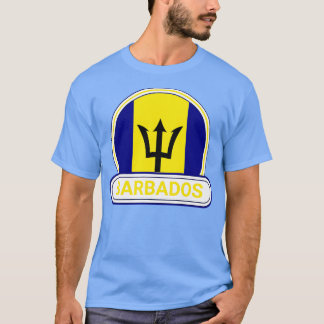 Barbados Land Badge Barbados Flagga T Shirt