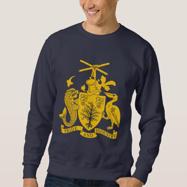 Barbados Lång Ärmad Tröja (Framsida)