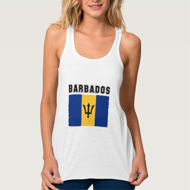 BARBADOS LINNE MED RACERBACK  (Framsida)
