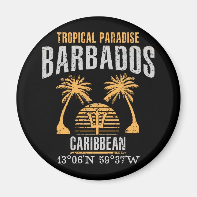 Barbados Magnet (Framsidan)