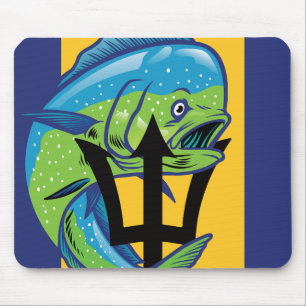 Barbados Mahi-mahi Barbadian National Animal Flagg Musmatta
