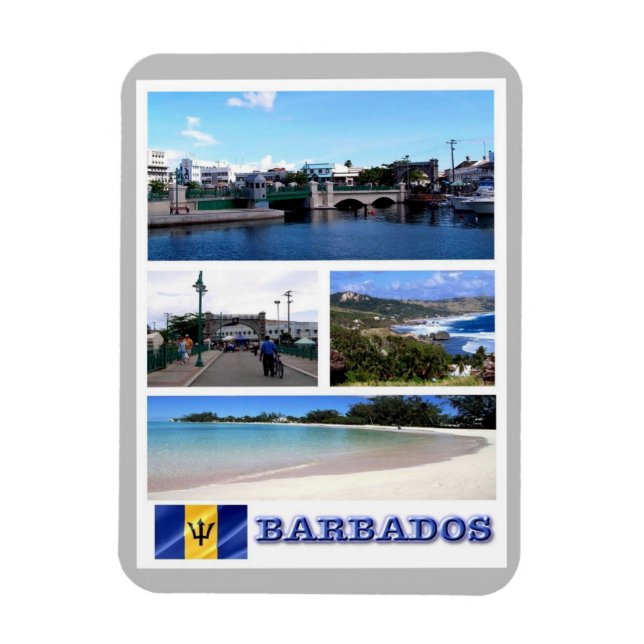 Barbados - Mosaic - Magnet (Vertikal)