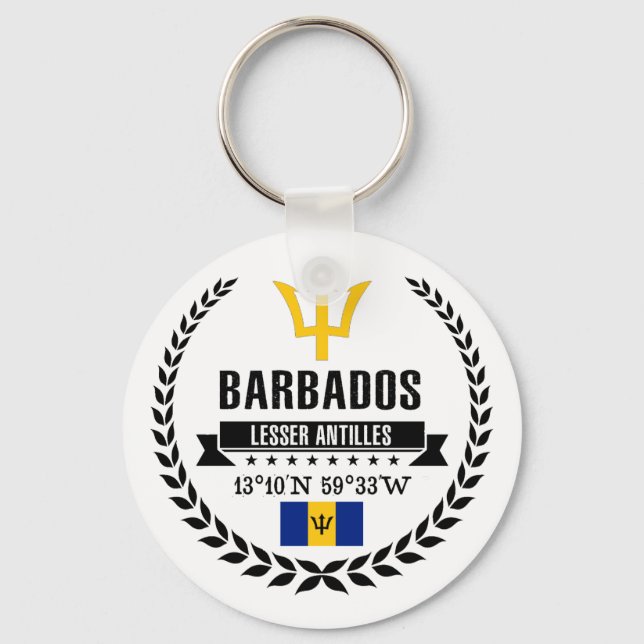 Barbados Nyckelring (Framsida)