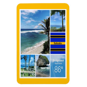 Barbados Oceanska vyer Magnet