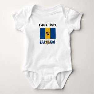 Barbados och Barbadian flagga med ditt namn T Shirt