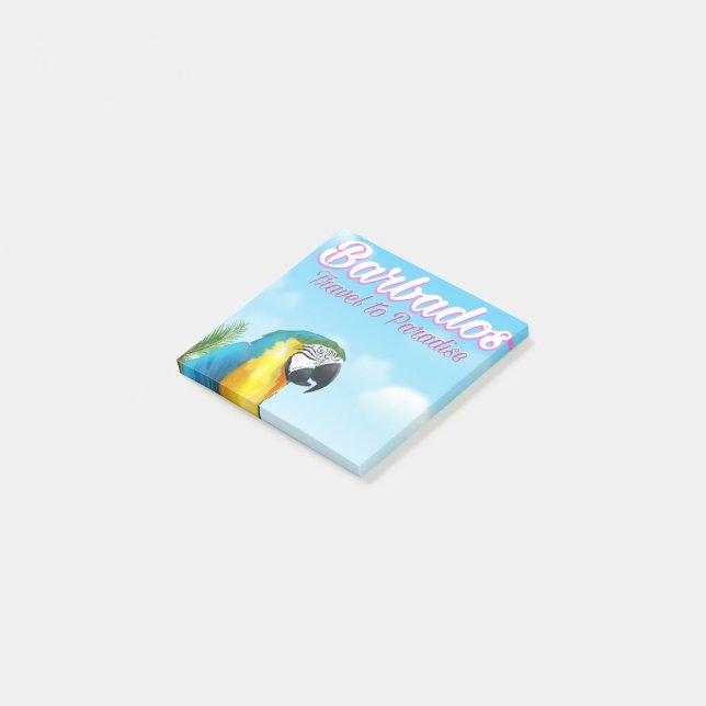 Barbados Papegoja resaffisch Post-it Block (Vinklad)