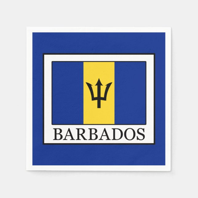 Barbados Pappersservett (Framsidan)