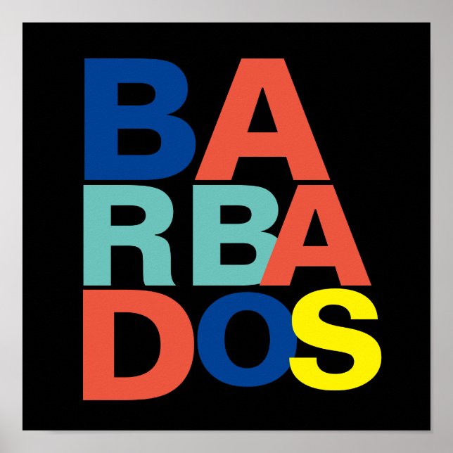 Barbados Poster (Framsidan)