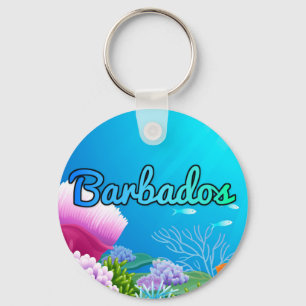 Barbados reef nyckelring