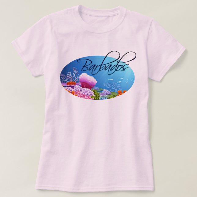 Barbados reef t-shirt (Design framsida)