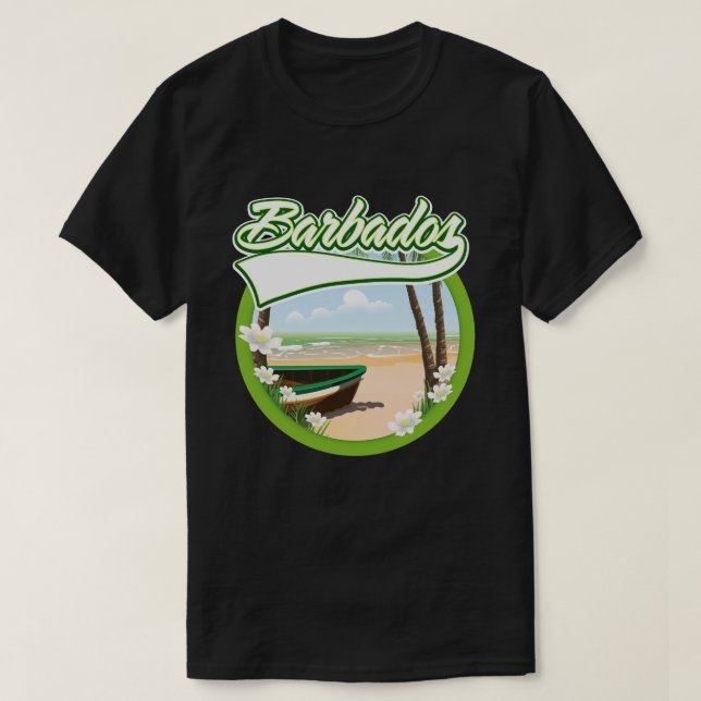 Barbados Reslogotyp T Shirt (Design framsida)